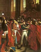 Bouchot Francois, Bonaparte au Conseil des Cinq Cents (19 Brumaire an VIII, 10-XI-1799)(peint en 1840)(1)